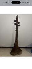 Guembri Traditionnel Marocain Fait Main Instrument Gnawa En Bois Peau Naturelle