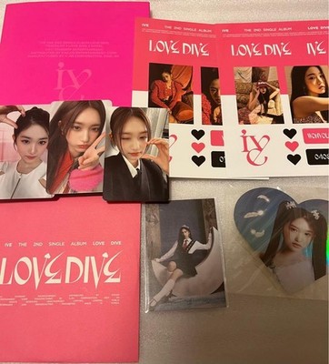 IVE Love Dive Album with Yujin Wonyoung Iso Photocards Stickers