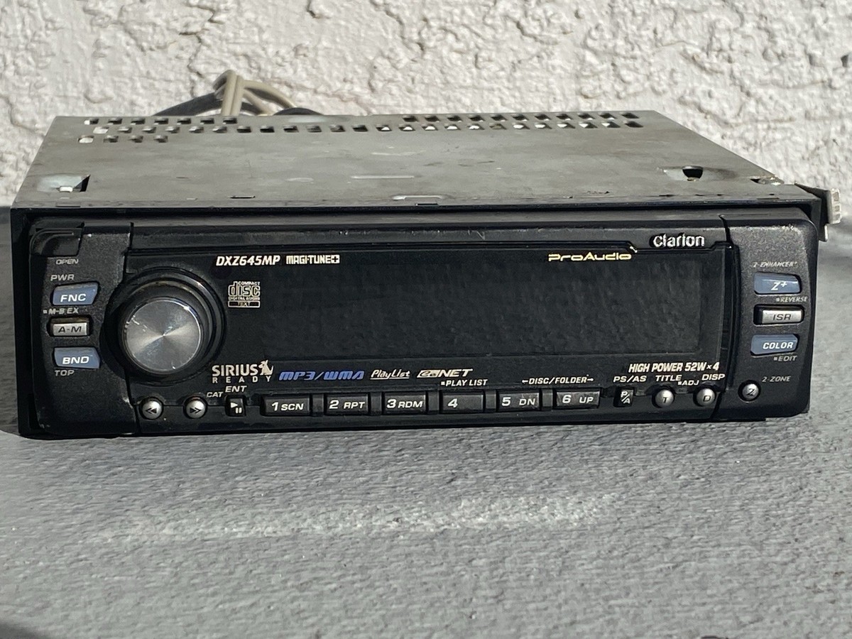 Clarion DXZ645MP CD/MP3 Car Stereo | CD Error 6 | Harness + Honda
