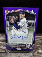 2025 Bowman  David Hagaman Paper Prospect Purple Auto /250 #BPA-DH (RC)