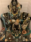 Huge- Estate-jewelry Lot - Redesign-junk-great For Craft- Costume- 8+lbs
