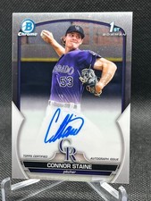 2023 Bowman Chrome CONNOR STAINE AUTO ROCKIES CPA-CSE