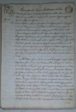 Collezione documenti Antichi: Anno 1785 Documento notarile