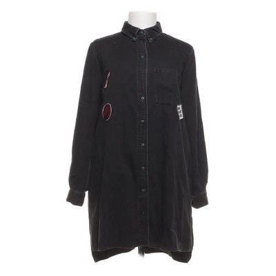 Zara Basic, Jeanskleid, Größe: S, Z1975 DENIM, Schwarz, Baumwolle, Denim #k0x