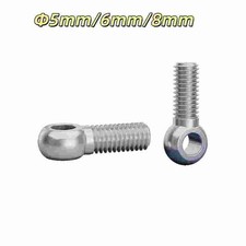 Loop Circle Hole Eye Ring Screw Bolt Eyebolt 304 Stainless Steel ?5mm/6mm/8mm
