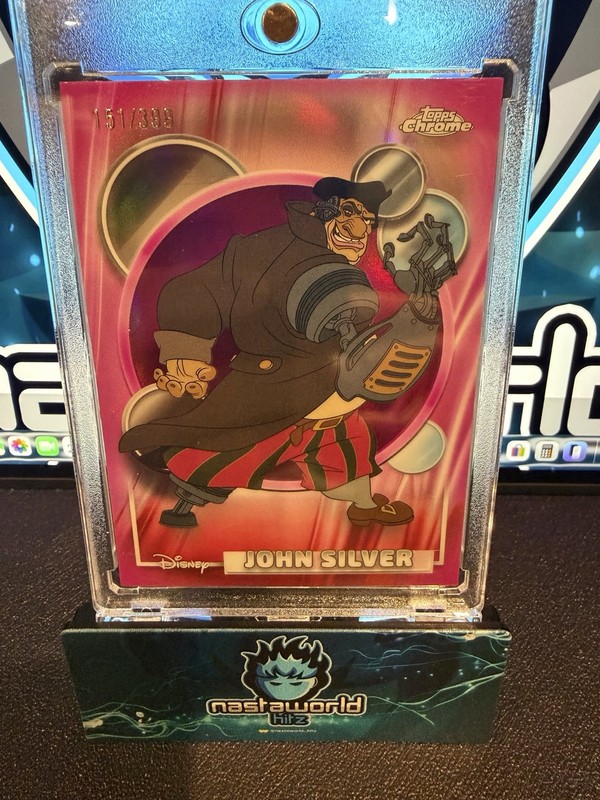 2026 Topps Chrome Disney - John Silver #63 Pink Refractor /399
