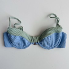 Top bikini Lovers + Friends piscina festa taglia small blu come nuovo revolve vacanza