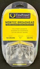 TenPoint Montec Fixed-Blade Broadhead  100 Grain 3 Pack - New