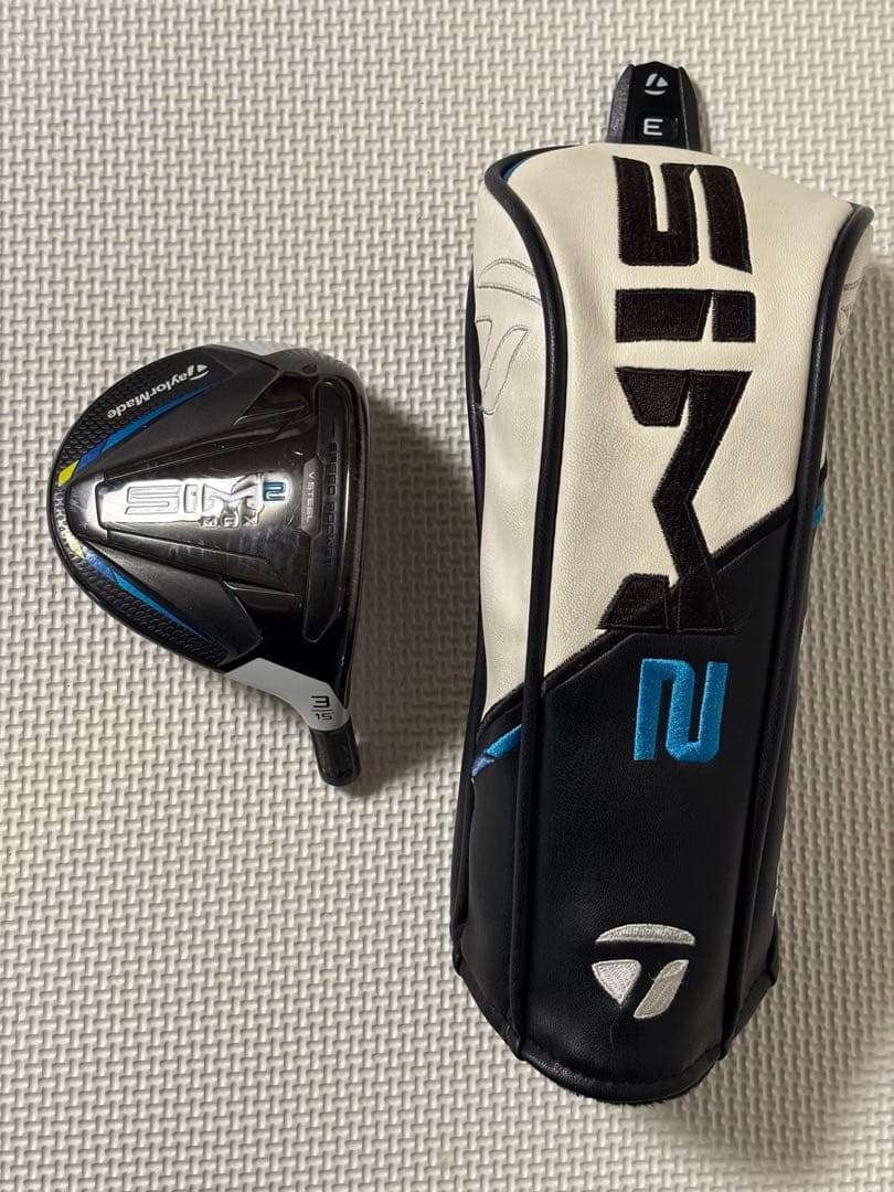 TaylorMade SIM 2 Max Steel Clubs de Golf pour Hommes, Gris, Noir, 3