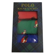 POLO RALPH LAUREN 3 Pack Holiday Bear Cooling Cotton Modal Boxer Brief XL NWT