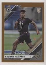 2019 Panini Donruss Optic Rookies Bronze Prizm Saquan Hampton #138 1qy