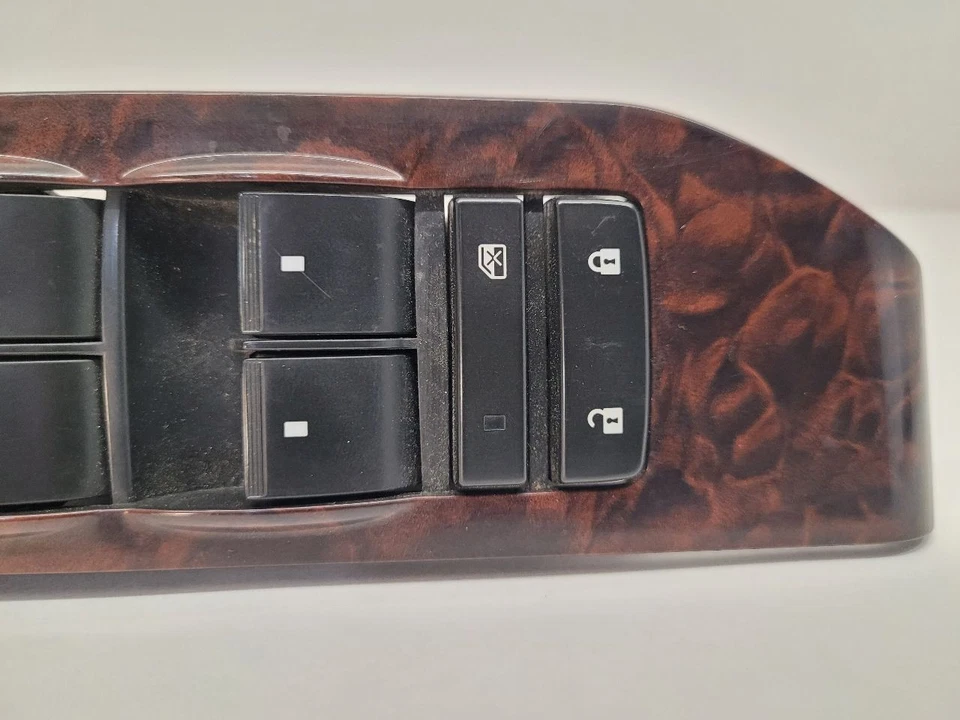 07-10 GMC SIERRA DENALI LH Interruptor de ventana de cerradura de puerta principal delantera izquierda 20835553 Foto 4 de 4