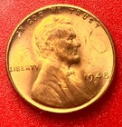 1948-S Lincoln Wheat Cent Penny GEM RED BU From an Original Bank Roll