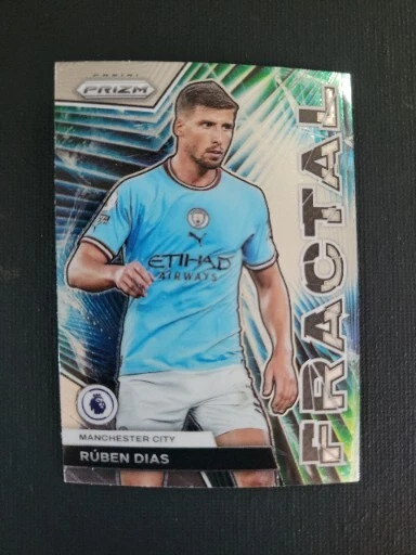 2022-23 Prizm Premier League Soccer Ruben Dias FRACTAL #1 B4