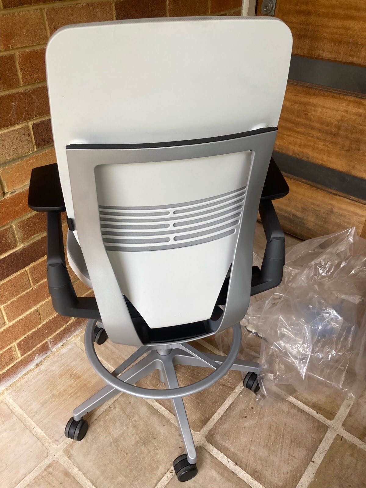 Steelcase Gesture Office Chair Stool. Medley Grey Brown. eBay