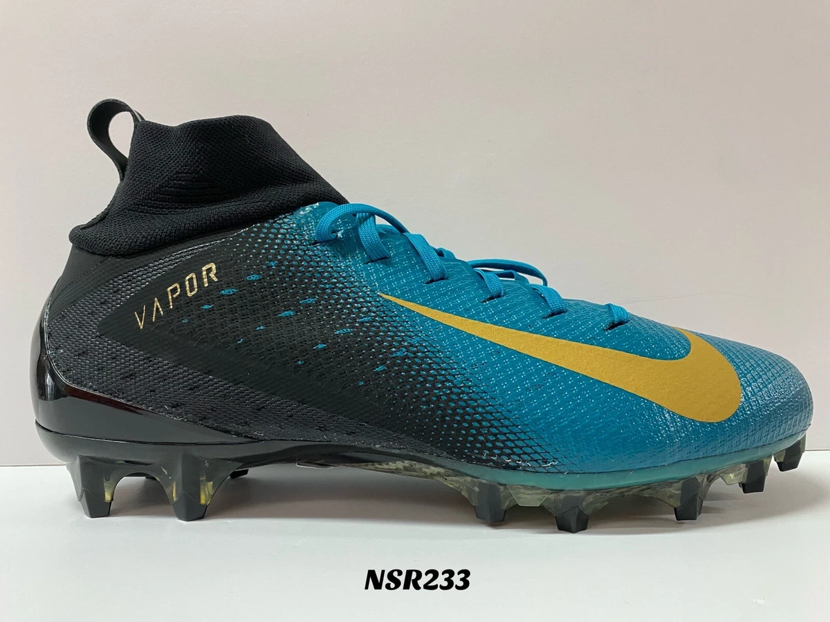 Size 12 Nike Vapor Untouchable Pro 3 TD Football Cleats AO3021-012 Jaguars PE Nike Vapor Untouchable Pro 3 TD Football Jaguars Mens Size  main image 2