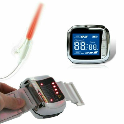 Lastek Laser Therapy Wrist Watch for Rhinitis Hypertension Treatment Home Gifts