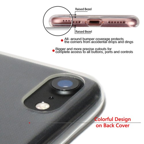 Slim Phone Case for iPhone SE 2022, with Tempered Glass - Blossom Sky - Picture 3 of 3