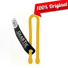 Nite-Ize YELLOW 6-Inch GearTie Durable Waterproof Reusable Rubber Twist Tie