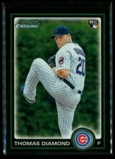 2010 Bowman Draft Baseball Card RC Chrome BDP66 THOMAS DIAMOND Chicago Cubs