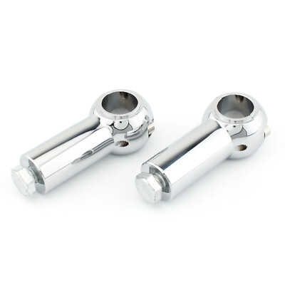 height up 3'' Handlebar Clamp Riser Kit For Harley Davidson Cruisers Chrome