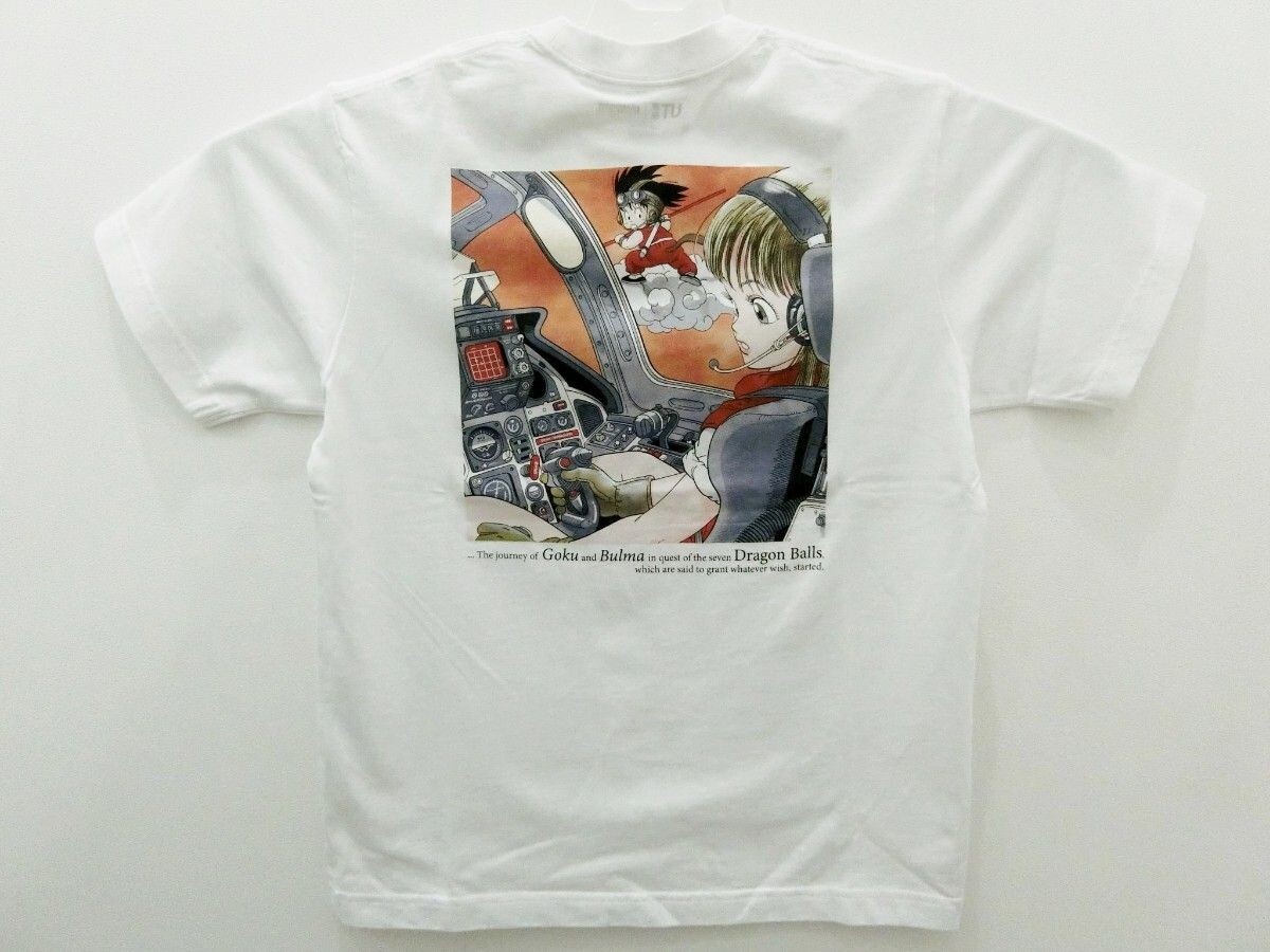 M(JPN) size UNIQLO Dragon Ball UT Goku Bulma T-shirt White from 