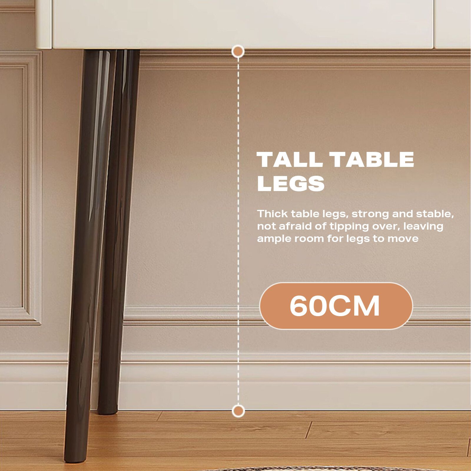 Dressing &Chair Table Stool Mirror Jewellery Makeup Storage