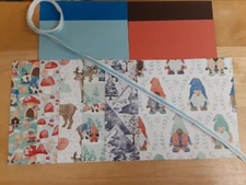 Stampin Up! STORYBOOK GNOMES  6 X 6" Designer Paper Card Kit Ribbon RARE