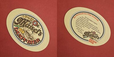 Maisel s Steam Beer in Special Glass Brewery Beer Mat Coaster Beermat