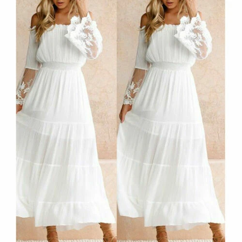 Square Neck Maxi Dresses for Women