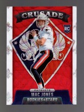 2021 ROOKIES & STARS CRUSADE RED WAVE PRIZM CR24 MAC JONES RC PATRIOTS