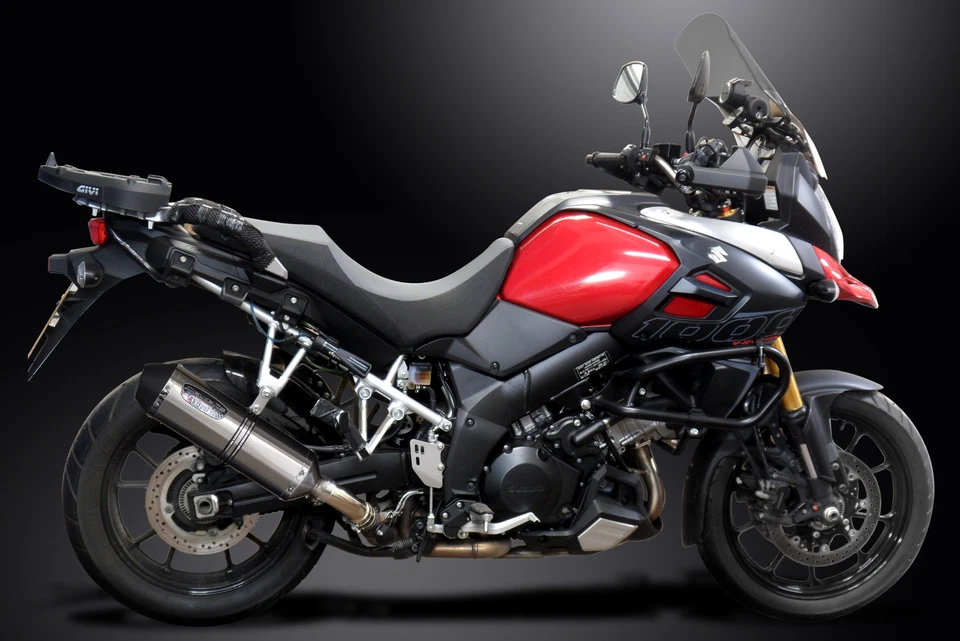 Suzuki DL1000 V-Strom DL1050 14-24 глушитель выхлопной системы 13,5 дюйма XOval нержавеющая сталь - Изображение 4 из 4