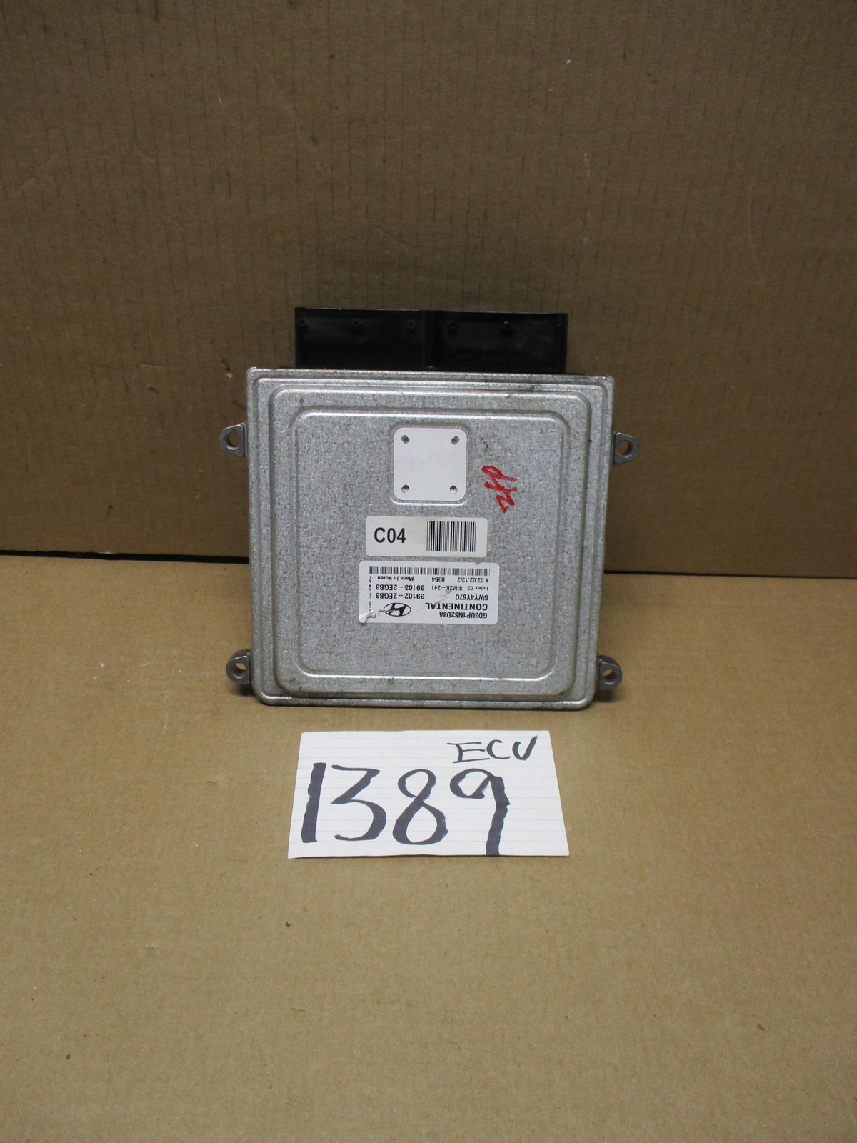 2013 Hyundai Elantra 1.8 L #1389 Engine Computer ECM ECU 39102-2EGB3