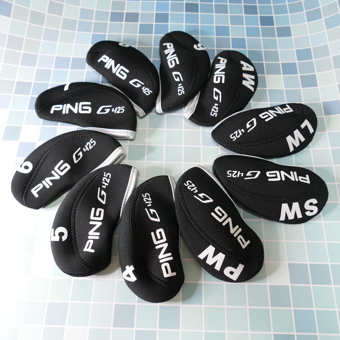 Golf iron cover preferred maker ping G425 compatible black color eBay