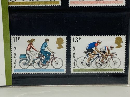 british post office cycling set 9p 10p 11p 13p - Picture 3 of 4