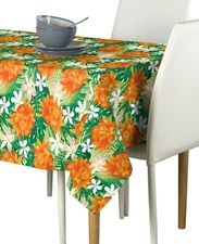 Tropical Orange Pulmera Signature Tablecloths - Assorted Sizes!