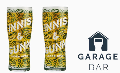 2er Set Innis und Gunn Biergläser Pint 20oz Brandneu