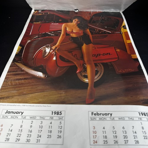 Snap-On Tools Calendar 1985 Collectors Edition Pin-Up 80’s Models Girls - Picture 4 of 15