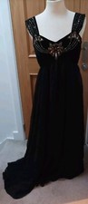 VINTAGE BIBA VELVET & CHIFFON