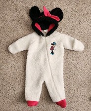 Mickey  Friends Minnie Mouse Disney Vintage Shepra Bodysuit Size 9-18 Months