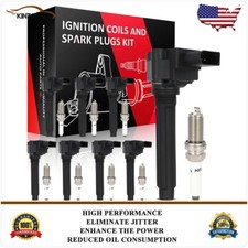 8 Ignition Coils & Spark Plugs Kit For Audi 2013-2018 2020-2021 S6 2014 RS7