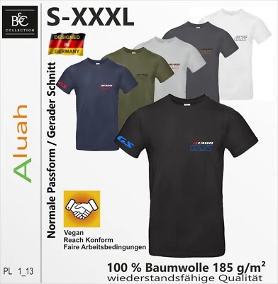 B&C T-Shirt für R1300GS BMW Fans Motorrad Trophy 100% Baumwolle Shirt Bikershirt