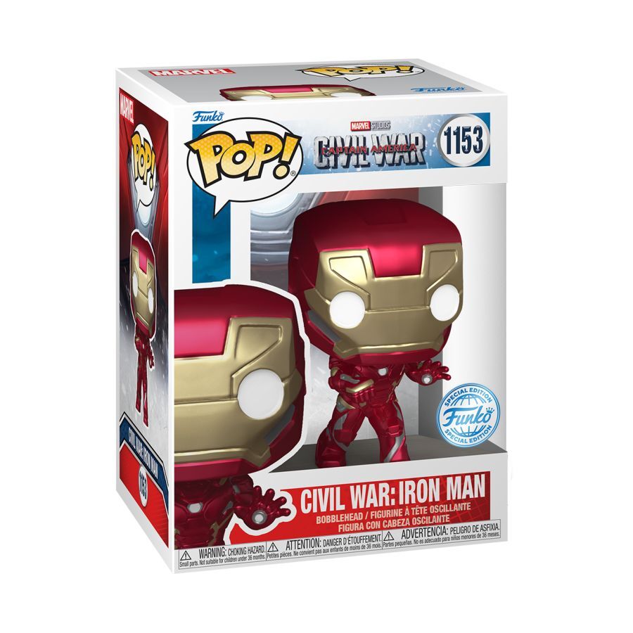 Merchandising Marvel: Funko Pop! - Captain America Civil War - Civil War: Iron M