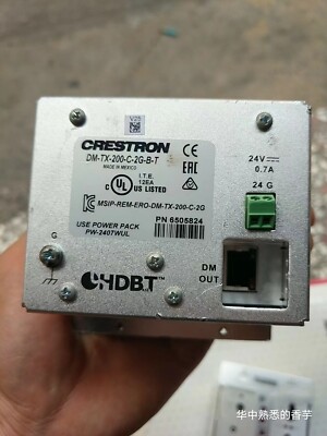 1PCS USED CRESTRON DM-TX-200-C-2G-B-T wall-mounted panel