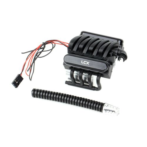 LCX Aluminum Heat Sink w/Cooling Fan for Traxxas TRX4 TRX6 Axial SCX10 II III - Picture 2 of 9