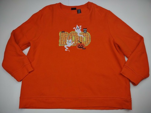 Holiday Editions Halloween BOO Sweater 