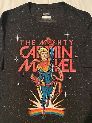 Captain Marvel T-shirt Marvel Comics Avengers Danvers Adultes & Enfants Tee Top