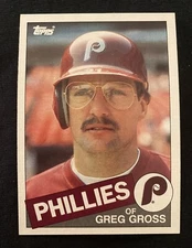 1985 Topps - #117 Greg Gross