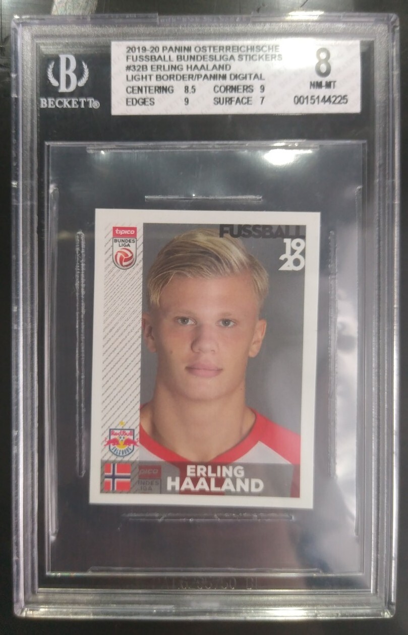 RARE ROOKIE HAALAND RED BULL SALZBURG NEW 2019 2020 PANINI FOOTBALL NM-MINT #32