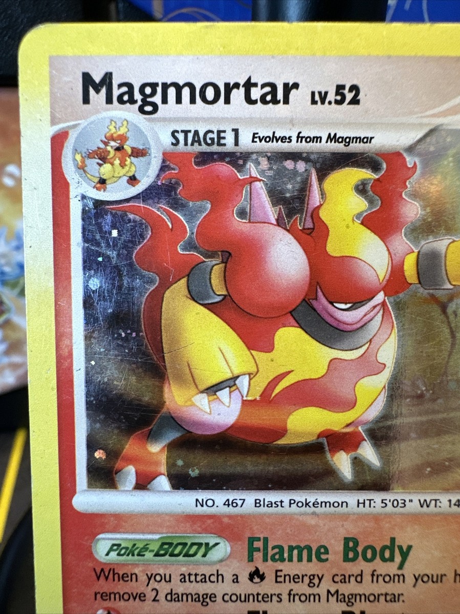 Magmortar 31/132 Secret Wonders Holo BLEED & SWIRL Rare | eBay